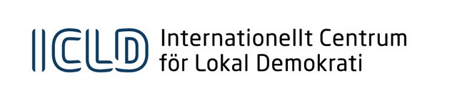 Internationellt centrum för lokal demokratis (ICLD) logga