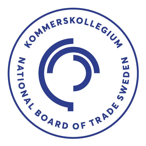 Logotyp Kommerskollegium/National Board of Trade
