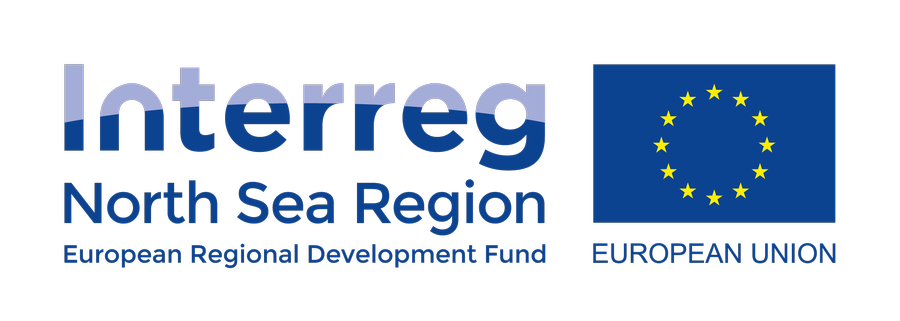 Sponsor är Interreg: nordsjön. Medfinansieras av EU. 